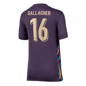 England Conor Gallagher #16 Udebanetrøje Dame EM 2024 Kort ærmer